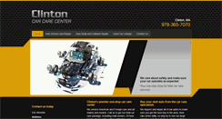 Desktop Screenshot of clintoncarcarecenter.com