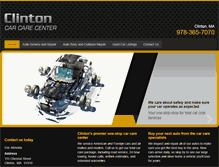 Tablet Screenshot of clintoncarcarecenter.com